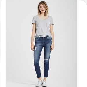 Ag Adriano Goldschmied Legging Super Skinny Ankle Jeans Size 26 inch Waist